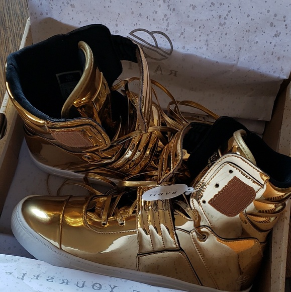 Radii Other - NWT Radii Gold Vegan Sneakers Sz USA 8.5M / 10.5W